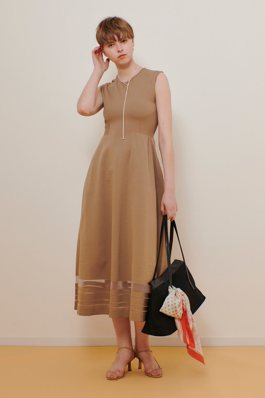 アルアバイル ◇ウエストマークリブワンピース ◇ウエストマークリブワンピース | allureville (Women