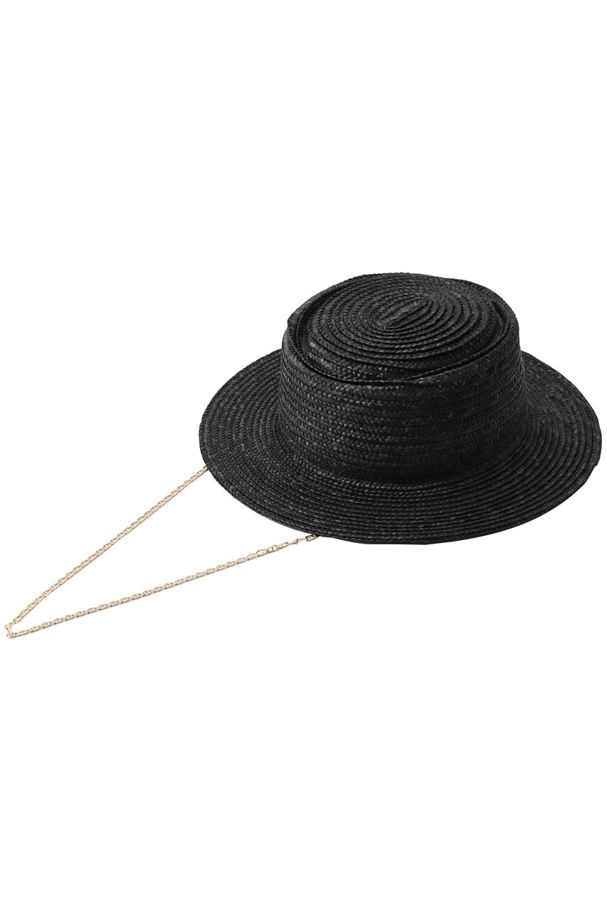 allureville CHAIN HAT (ブラック, F) アルアバイル ELLE SHOP allureville CHAIN HAT (ブラック, F) アルアバイル ELLE SHOP
