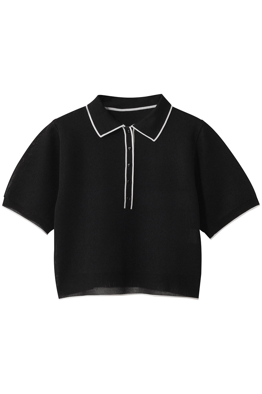 allureville 【Loulou Willoughby】シアーカノコポロ (ブラック, 2) アルアバイル ELLE SHOP allureville 【Loulou Willoughby】シアーカノコポロ (ブラック, 2) アルアバイル ELLE SHOP