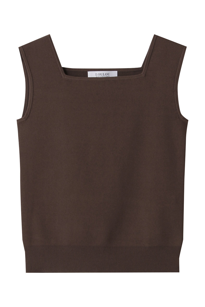 allureville 【Loulou Willoughby】スクエアタンク A (モカ, 2) アルアバイル ELLE SHOP allureville 【Loulou Willoughby】スクエアタンク A (モカ, 2) アルアバイル ELLE SHOP