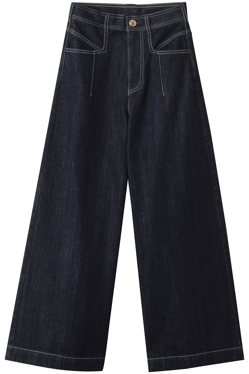 allureville 【Loulou Willoughby】デニムバギーPT A (インディゴ, 1) アルアバイル ELLE SHOP allureville 【Loulou Willoughby】デニムバギーPT A (インディゴ, 1) アルアバイル ELLE SHOP