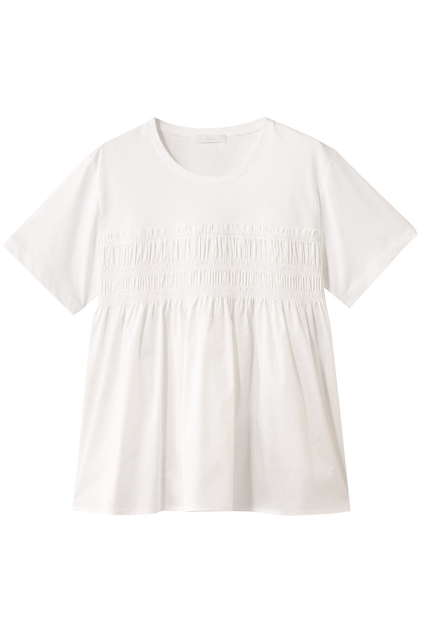 allureville シャーリングビスチェコンビTシャツ (オフホワイト, 2) アルアバイル ELLE SHOP allureville シャーリングビスチェコンビTシャツ (オフホワイト, 2) アルアバイル ELLE SHOP