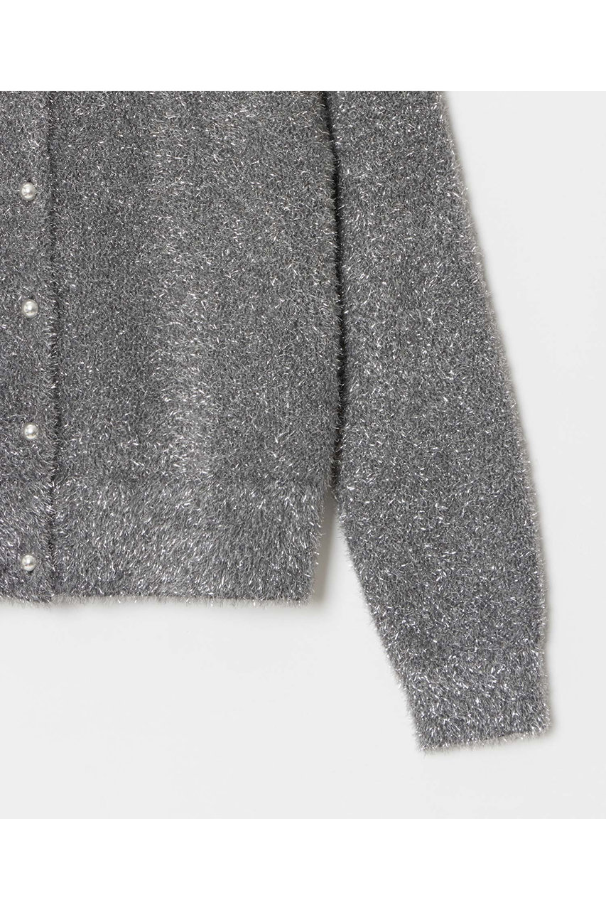 アルアバイル allureville 24AW テープシャギーカーディガン ニット 2 紺 /MI ■OS レディース テープシャギーカーディガン|allureville OFFICIAL SITE
