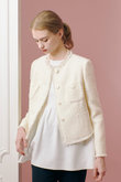 【LOULOU WILLOUGHBY】ファンシーツイードクルージャケット