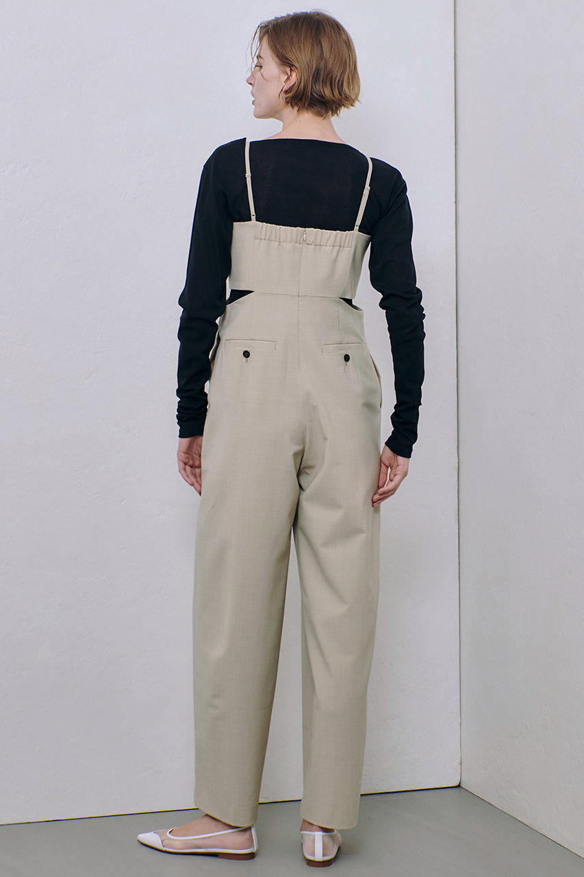 allureville(アルアバイル)｜ストレッチトロサロペットパンツ