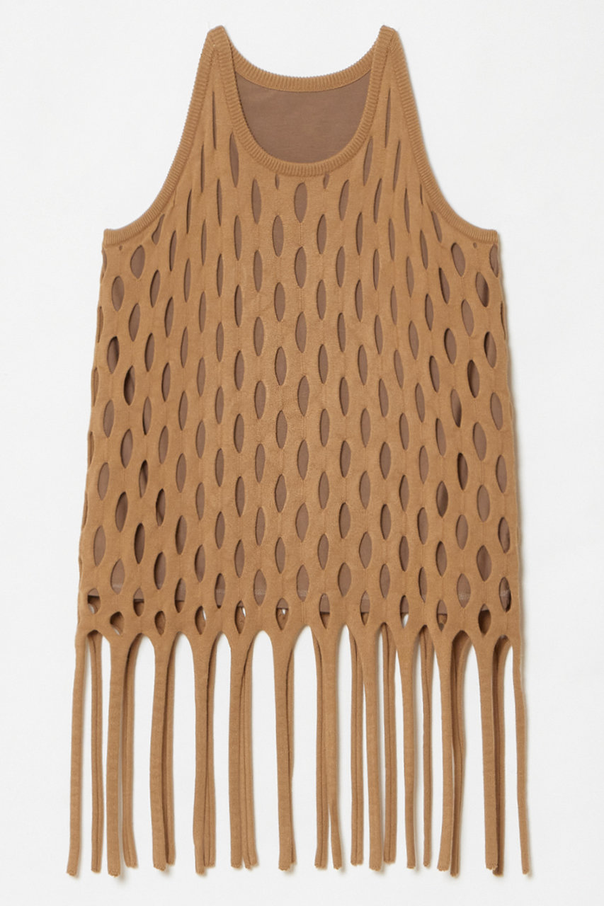 アルアバイル/allurevilleのハンモックフリンジプルオーバー(ブラウン/20251016320-95-020)