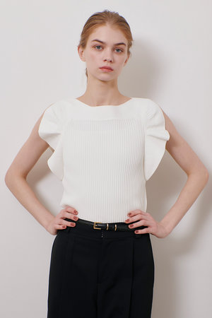 アルアバイル/allurevilleの【LOULOU WILLOUGHBY】スキャーラッププルオーバー(110300/110301)