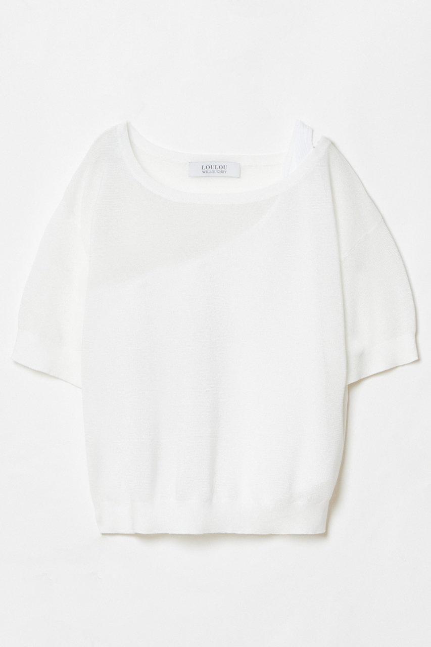 allureville 【LOULOU WILLOUGHBY】ワンショルダーアンサンブル (オフホワイト, 2) アルアバイル ELLE SHOP allureville 【LOULOU WILLOUGHBY】ワンショルダーアンサンブル (オフホワイト, 2) アルアバイル ELLE SHOP