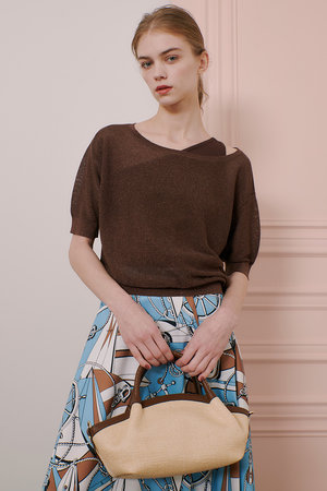 アルアバイル/allurevilleの【LOULOU WILLOUGHBY】ワンショルダーアンサンブル(110300/110301)