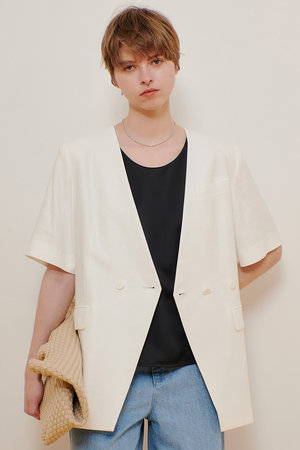 アルアバイル/allurevilleのNALYAハーフスリーブジャケット(110800/110801)