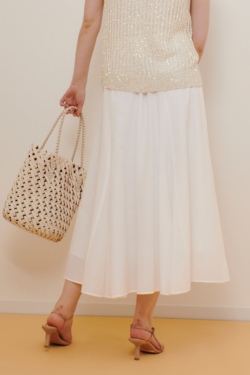 ホワイトフレア　AR　20枚　まとめ売り セール】ラップフレアスカート／wrap flare skirt ロング丈 A