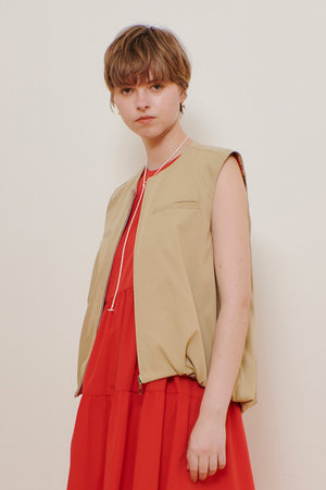 アルアバイル/allurevilleのチノストレッチタックインヘムブルゾン(110800/110802)