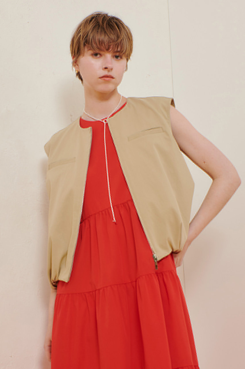 allureville チノストレッチタックインヘムブルゾン (ベージュ, 2) アルアバイル ELLE SHOP allureville チノストレッチタックインヘムブルゾン (ベージュ, 2) アルアバイル ELLE SHOP