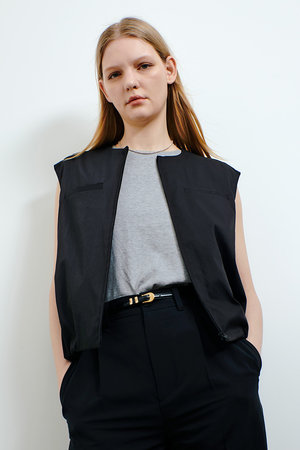 アルアバイル/allurevilleのチノストレッチタックインヘムブルゾン(110800/110802)