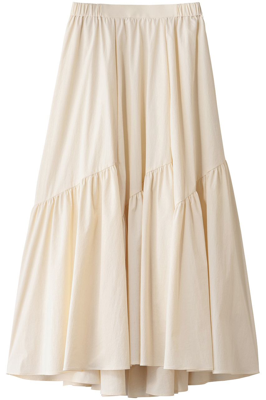 allureville バイヤス切替ギャザーSK A (アイボリー, 1) アルアバイル ELLE SHOP allureville バイヤス切替ギャザーSK A (アイボリー, 1) アルアバイル ELLE SHOP