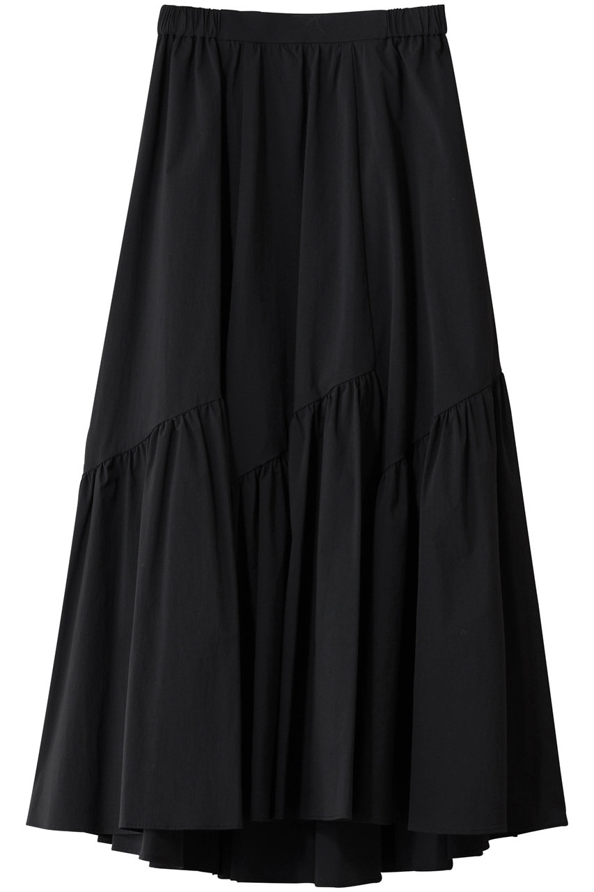 アルアバイル/allurevilleのバイヤス切替ギャザーSK A(ブラック/20252011600-95-010)