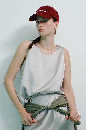 アルアバイル/allurevilleのサテンタンクブラウス(110400/110401)