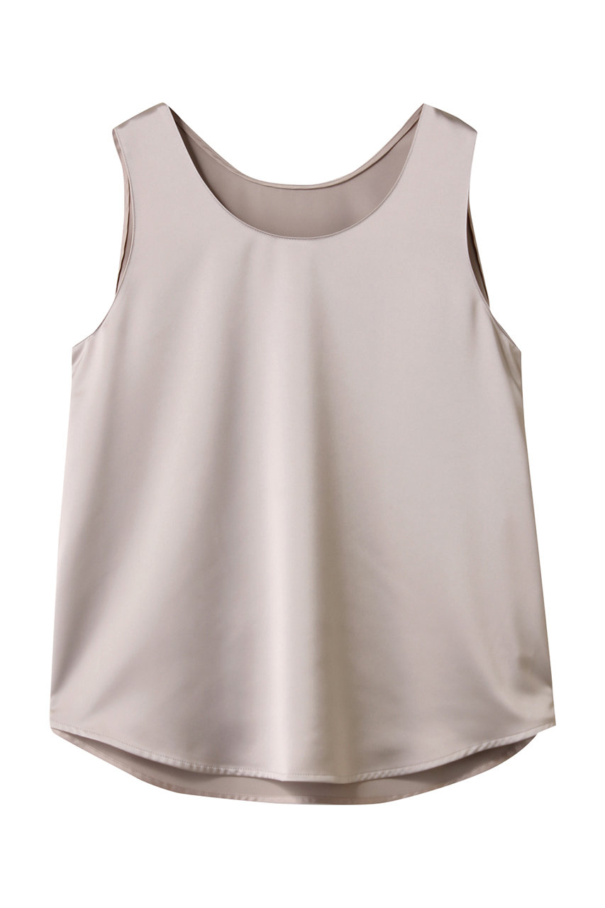 サテンタンクブラウス