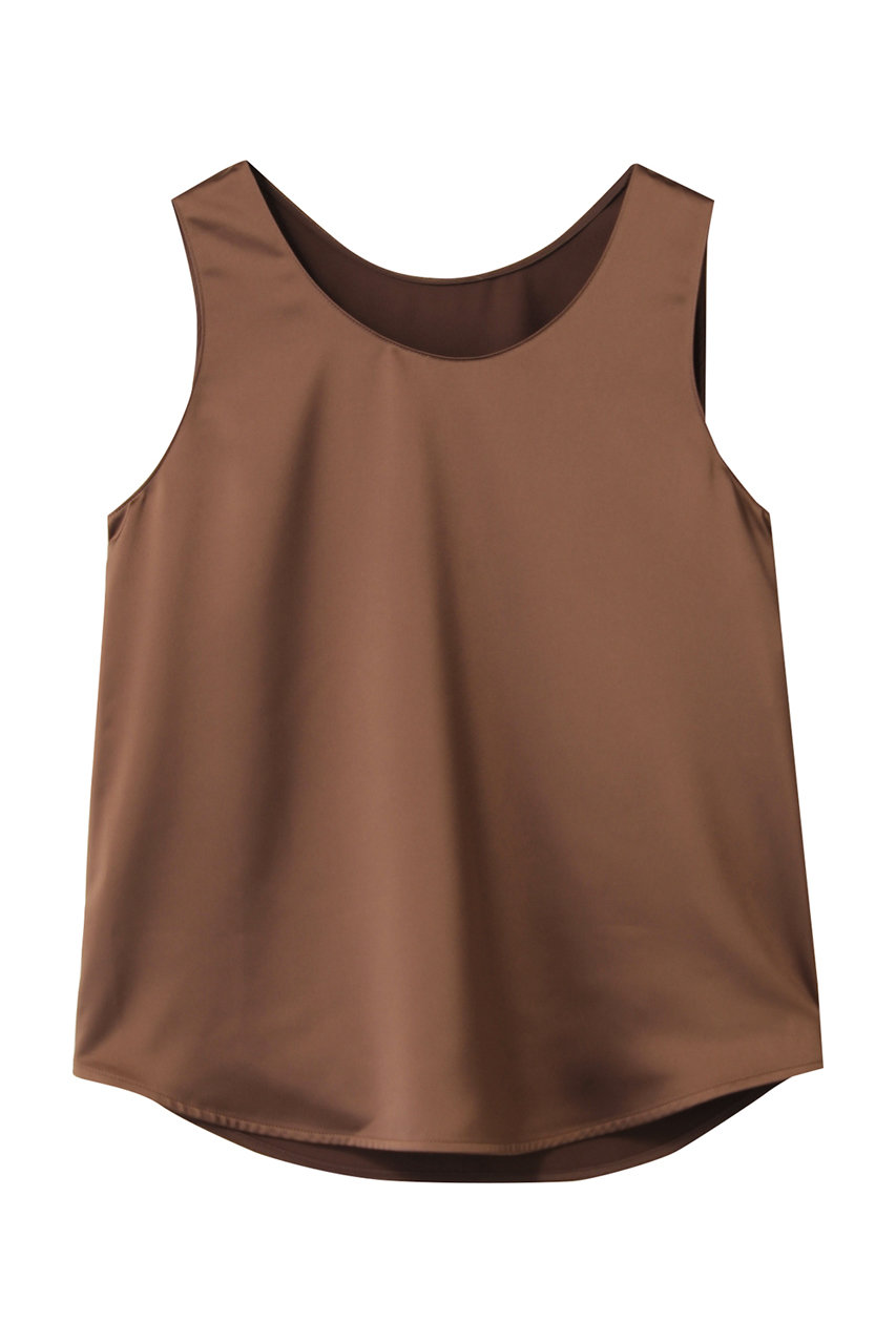 サテンタンクブラウス