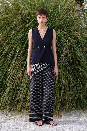 アルアバイル/allurevilleのパネルドットプリントパンツ(110600/110601)