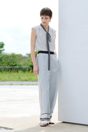 アルアバイル/allurevilleのパネルドットプリントパンツ(110600/110601)