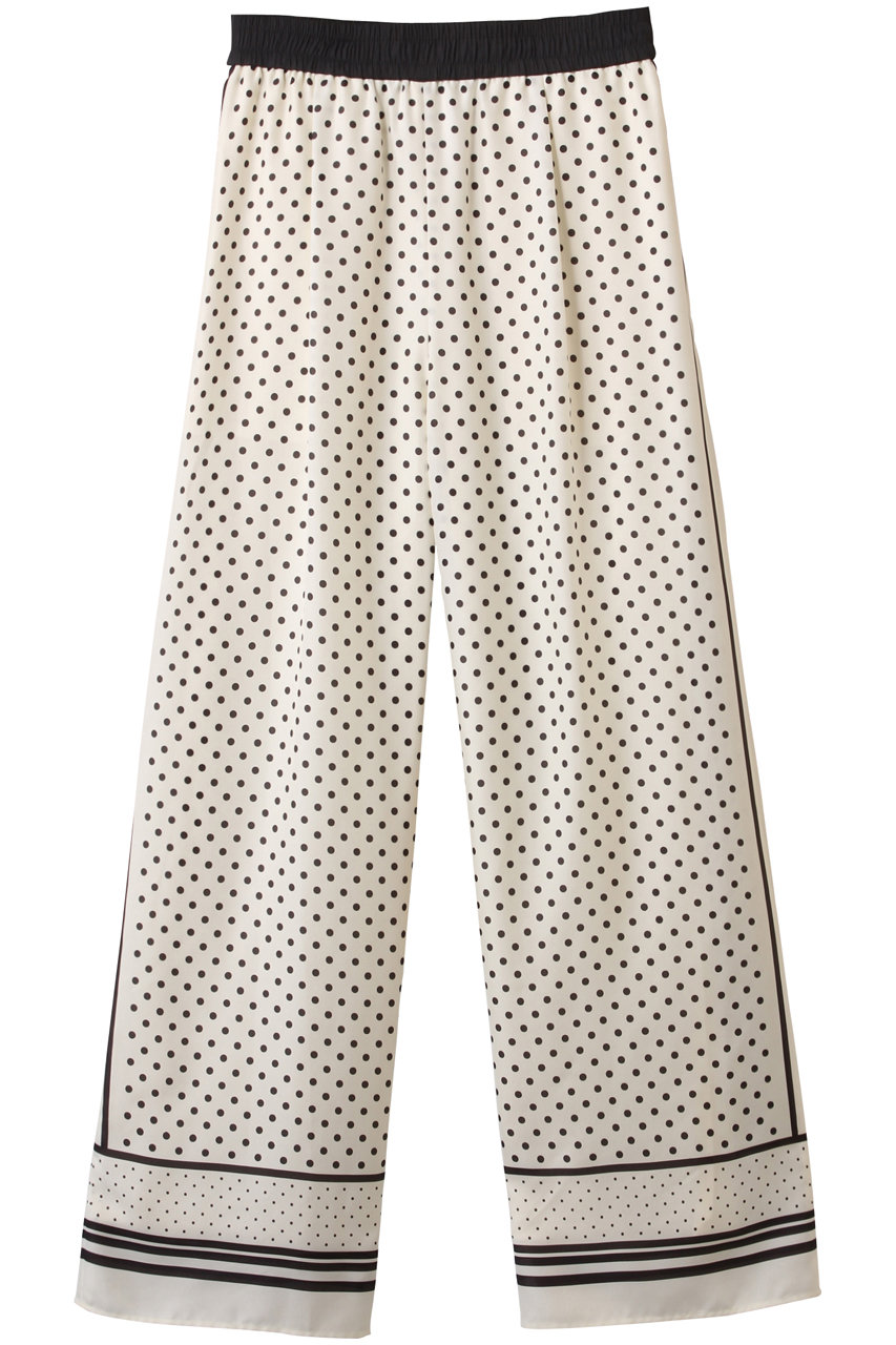 allureville パネルドットプリントパンツ (ホワイト, 1) アルアバイル ELLE SHOP allureville パネルドットプリントパンツ (ホワイト, 1) アルアバイル ELLE SHOP