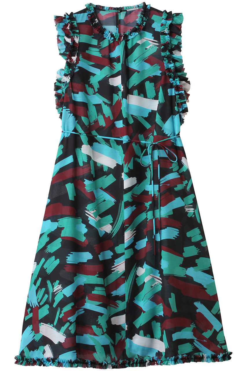 allureville 【Loulou Willoughby】ブラッシュPTワンピース (ブルー系, 2) アルアバイル ELLE SHOP allureville 【Loulou Willoughby】ブラッシュPTワンピース (ブルー系, 2) アルアバイル ELLE SHOP
