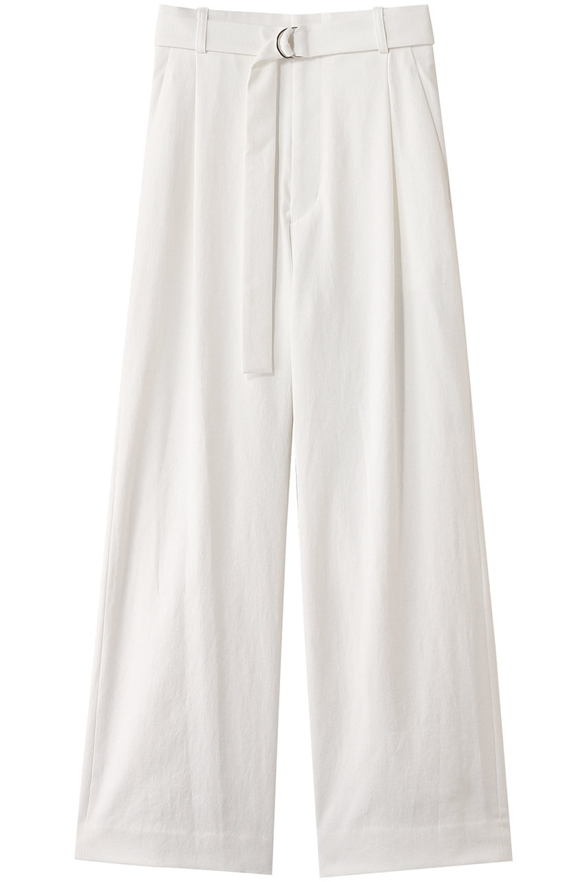 アルアバイル/allurevilleのシェルタリングタックワイドパンツ(ホワイト/20252012600-01-020)