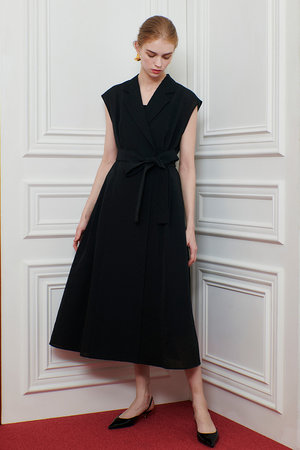 アルアバイル/allurevilleの【Loulou Willoughby】シアージャガードテーラーワンピース(110500/110503)