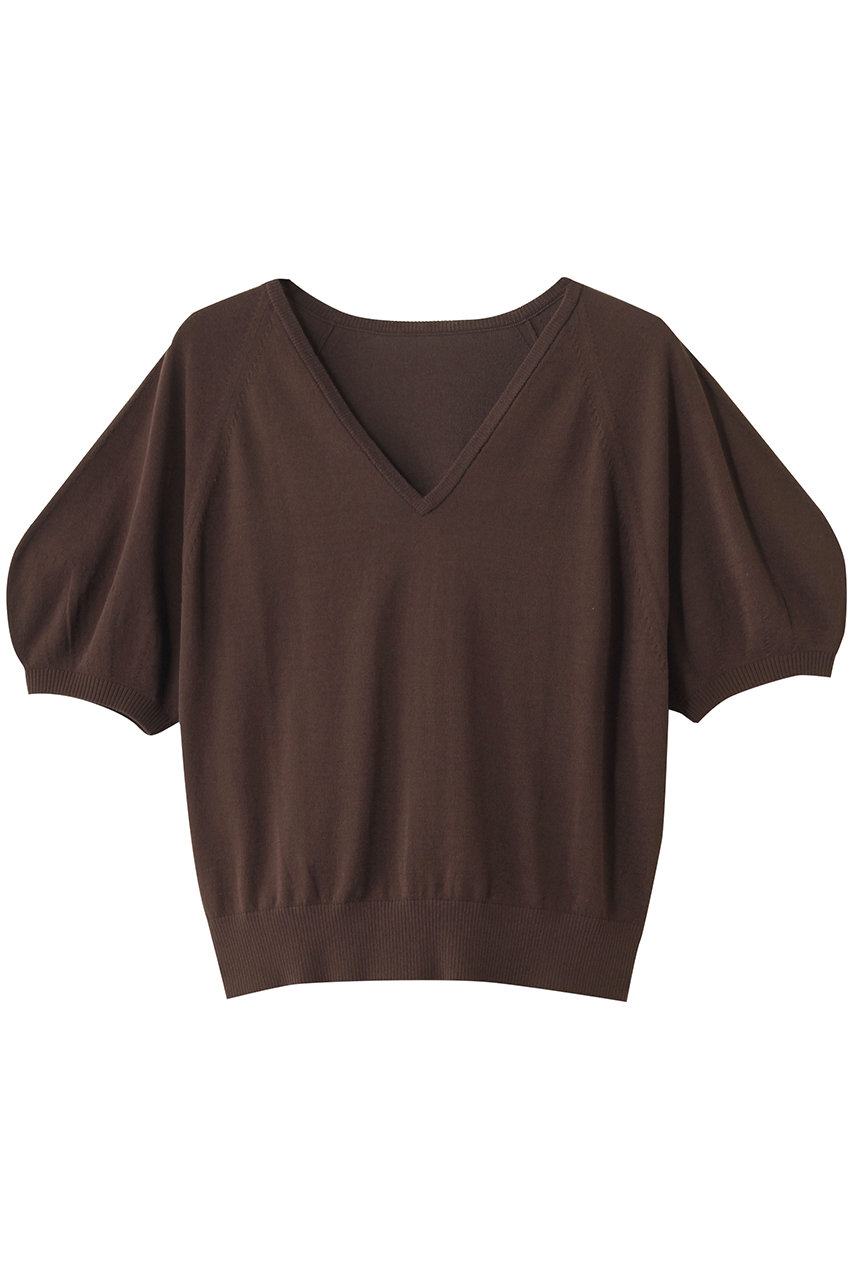 allureville ハイツイストヤーンプルオーバー (ブラウン, 2) アルアバイル ELLE SHOP allureville ハイツイストヤーンプルオーバー (ブラウン, 2) アルアバイル ELLE SHOP