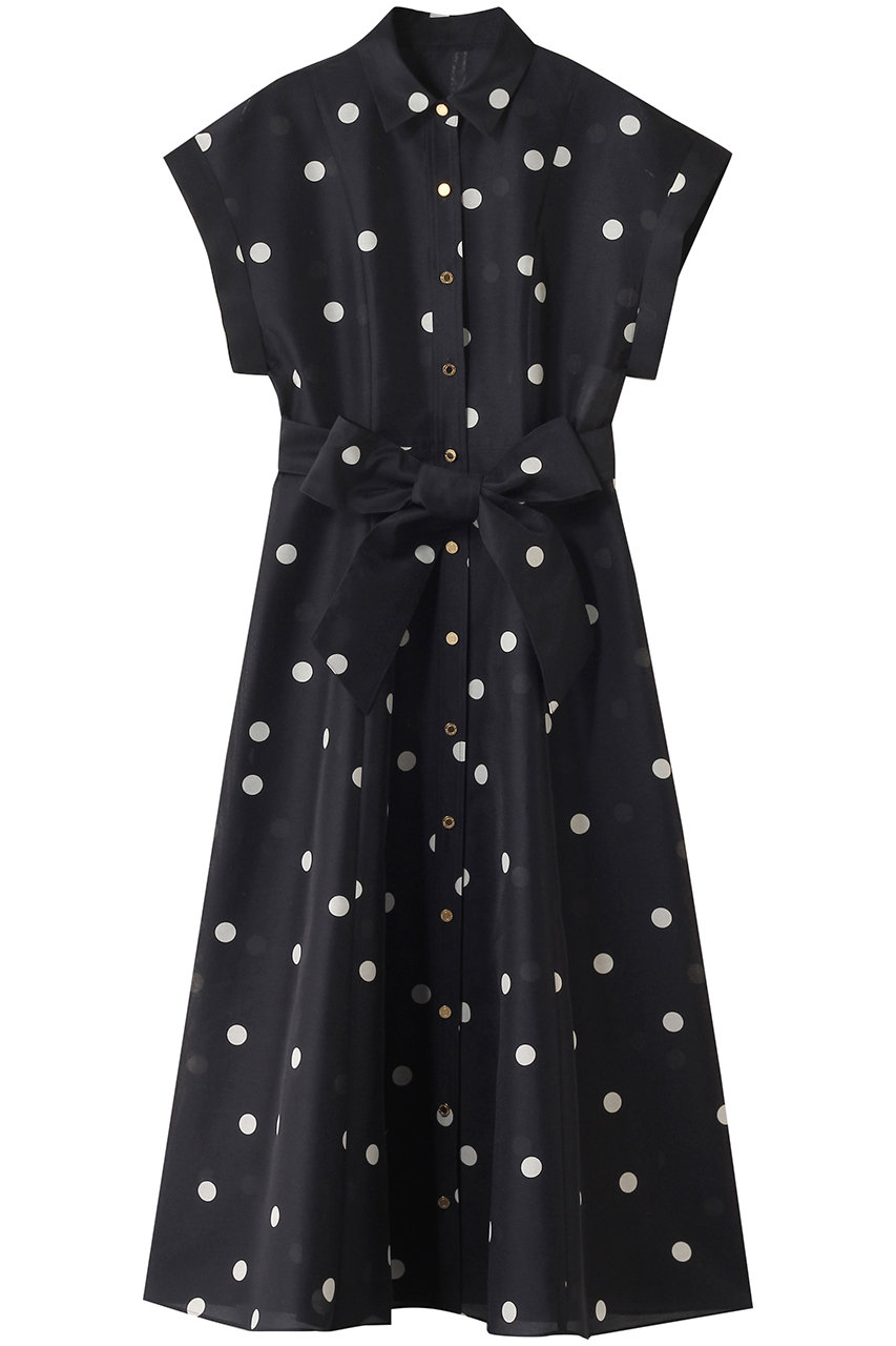 ドット柄 ブラック マキシシャツドレス ドット柄 ブラック マキシシャツドレス 楽天市場】シャツ