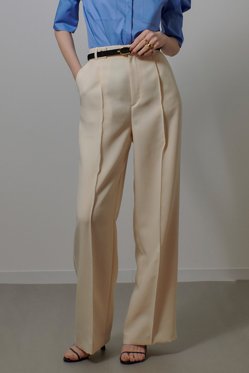 【美品】アルアバイル　ベージュ　パンツ 美品】アルアバイル ベージュ パンツ allureville｜アルアバイルの