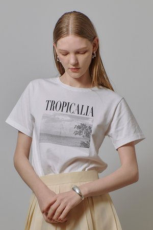 アルアバイル/allurevilleのモノトーンフォトグラフT(110100/110102)