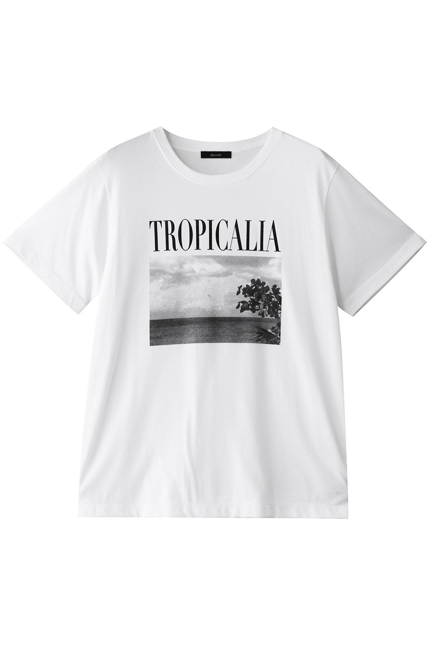allureville モノトーンフォトグラフT (オフホワイト, 2) アルアバイル ELLE SHOP allureville モノトーンフォトグラフT (オフホワイト, 2) アルアバイル ELLE SHOP
