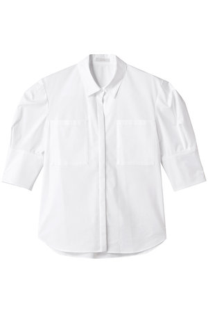 アルアバイル/allurevilleのコットンストレッチブロードシャツ(110400/110402)