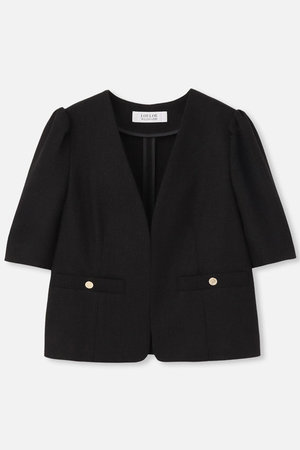 allurevilleアルアバイル⭐️ リネンスラブジャケット　ブラック　送料込 allureville｜アルアバイルのジャケット通販｜ELLE SHOP (エル