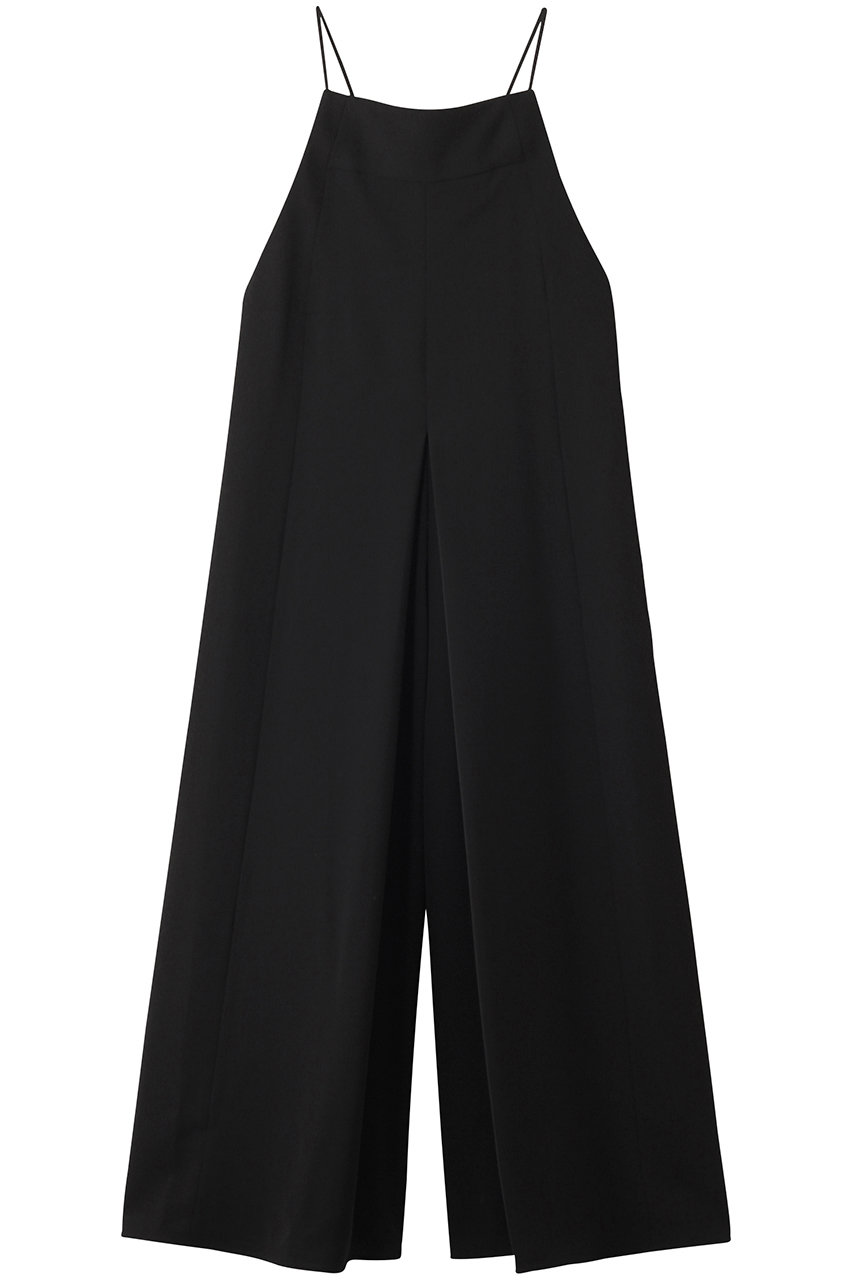 allureville ドビークロスフレアオールインワン (ブラック, 1) アルアバイル ELLE SHOP allureville ドビークロスフレアオールインワン (ブラック, 1) アルアバイル ELLE SHOP