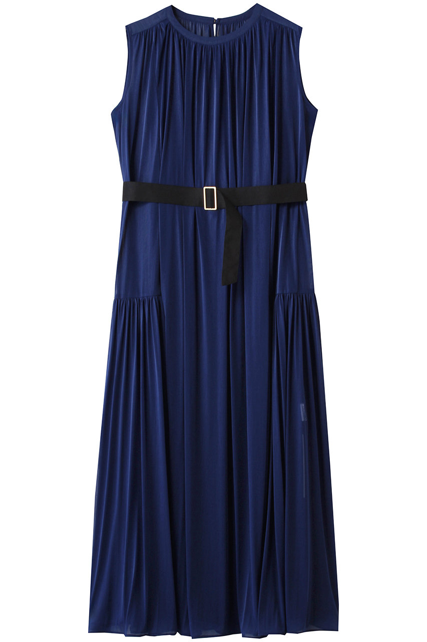 allureville エスパンディワイドベルトワンピース (ブルー, 2) アルアバイル ELLE SHOP