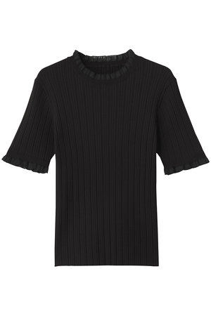 アルアバイル/allurevilleの【Loulou Willoughby】ハーフチューブラーリブニット(110300/110301)