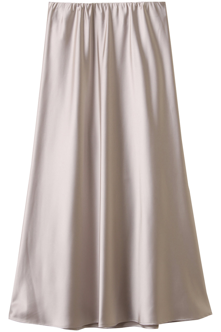 サテンバイヤスナロースカート