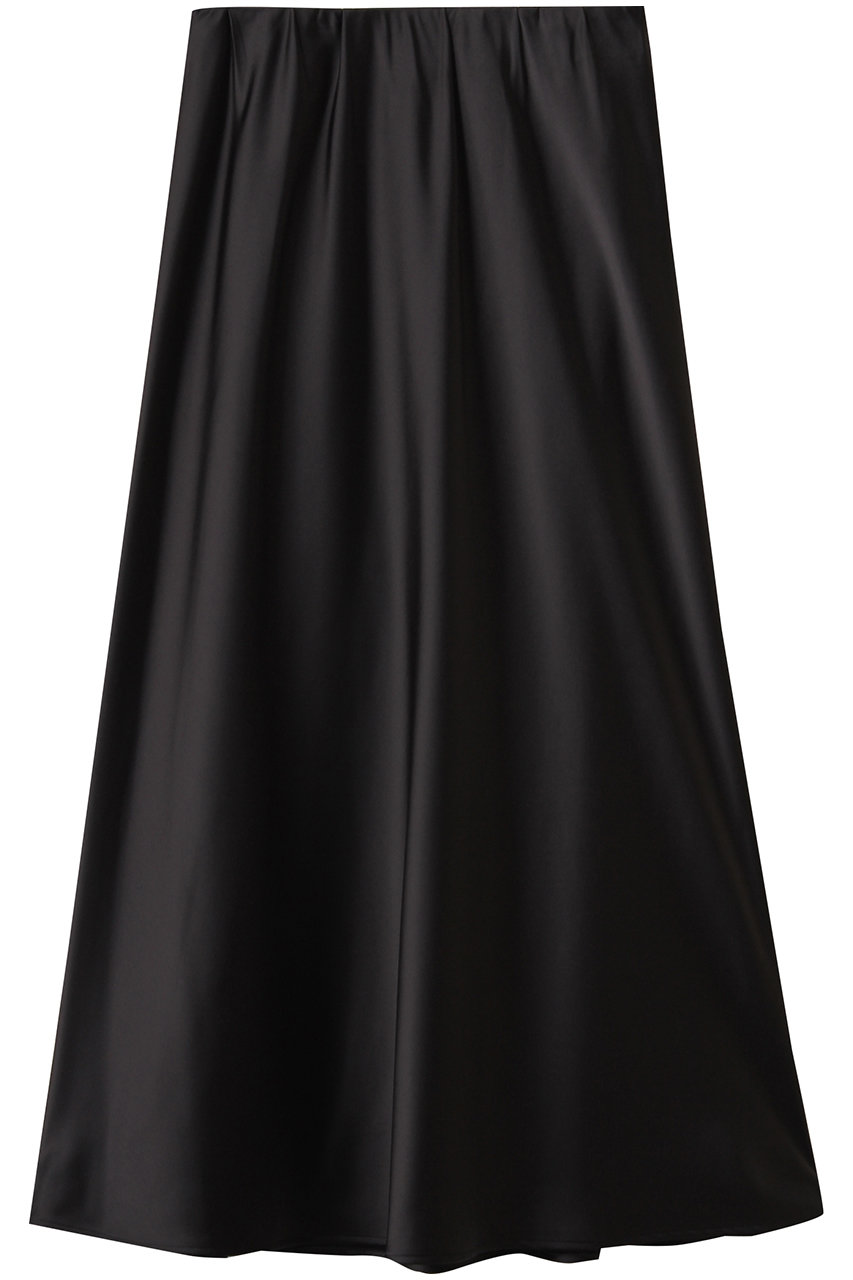 アルアバイル/allurevilleのサテンバイヤスナロースカート(ブラック/20252011800-95-020)