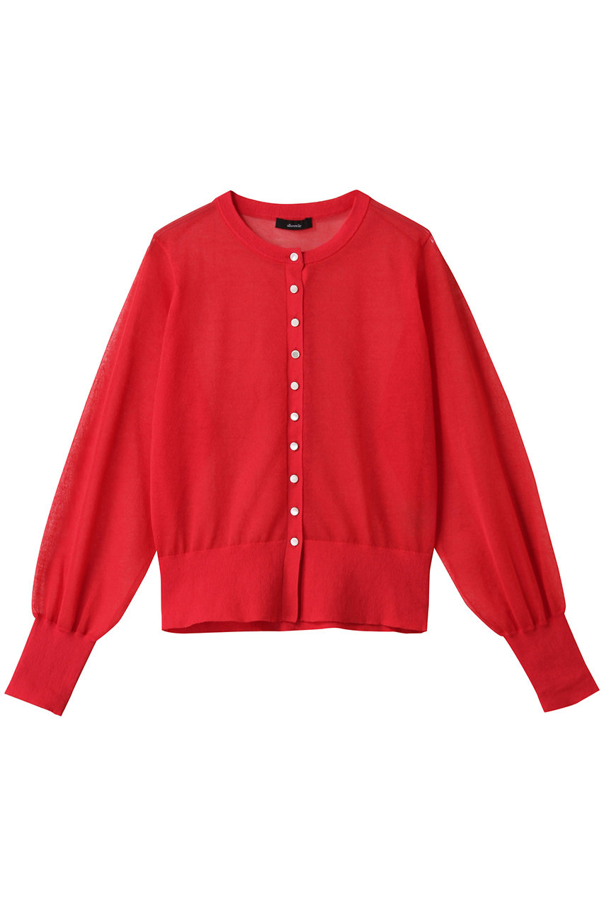 allureville シアーラミーカーディガン A (レッド, 2) アルアバイル ELLE SHOP allureville シアーラミーカーディガン A (レッド, 2) アルアバイル ELLE SHOP
