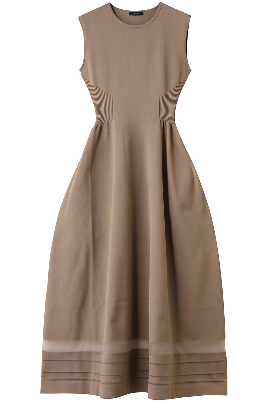 allureville ウエストマークリブOP A (ベージュ, 2) アルアバイル ELLE SHOP allureville ウエストマークリブOP A (ベージュ, 2) アルアバイル ELLE SHOP