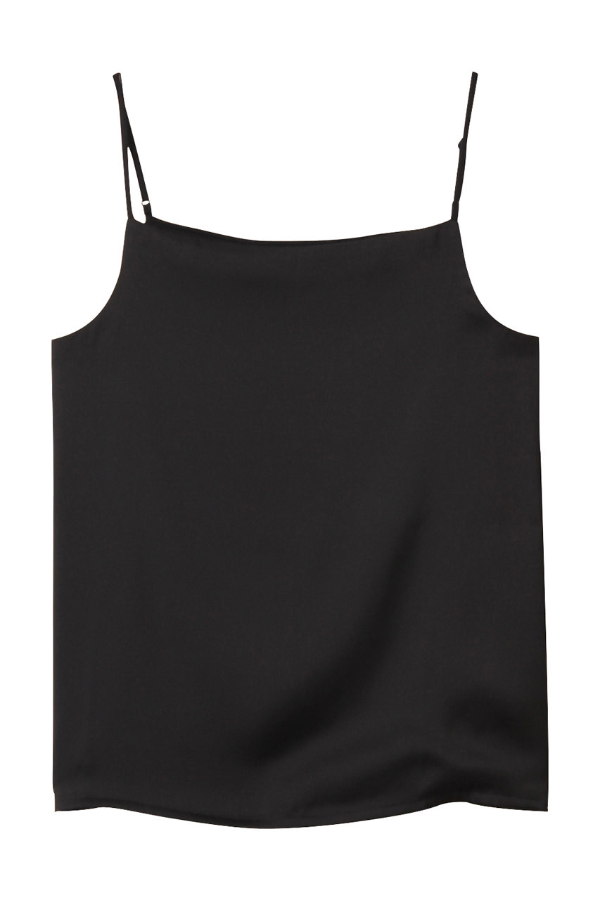 allureville 【Loulou Willoughby】サテンキャミソール B (ブラック, 2) アルアバイル ELLE SHOP