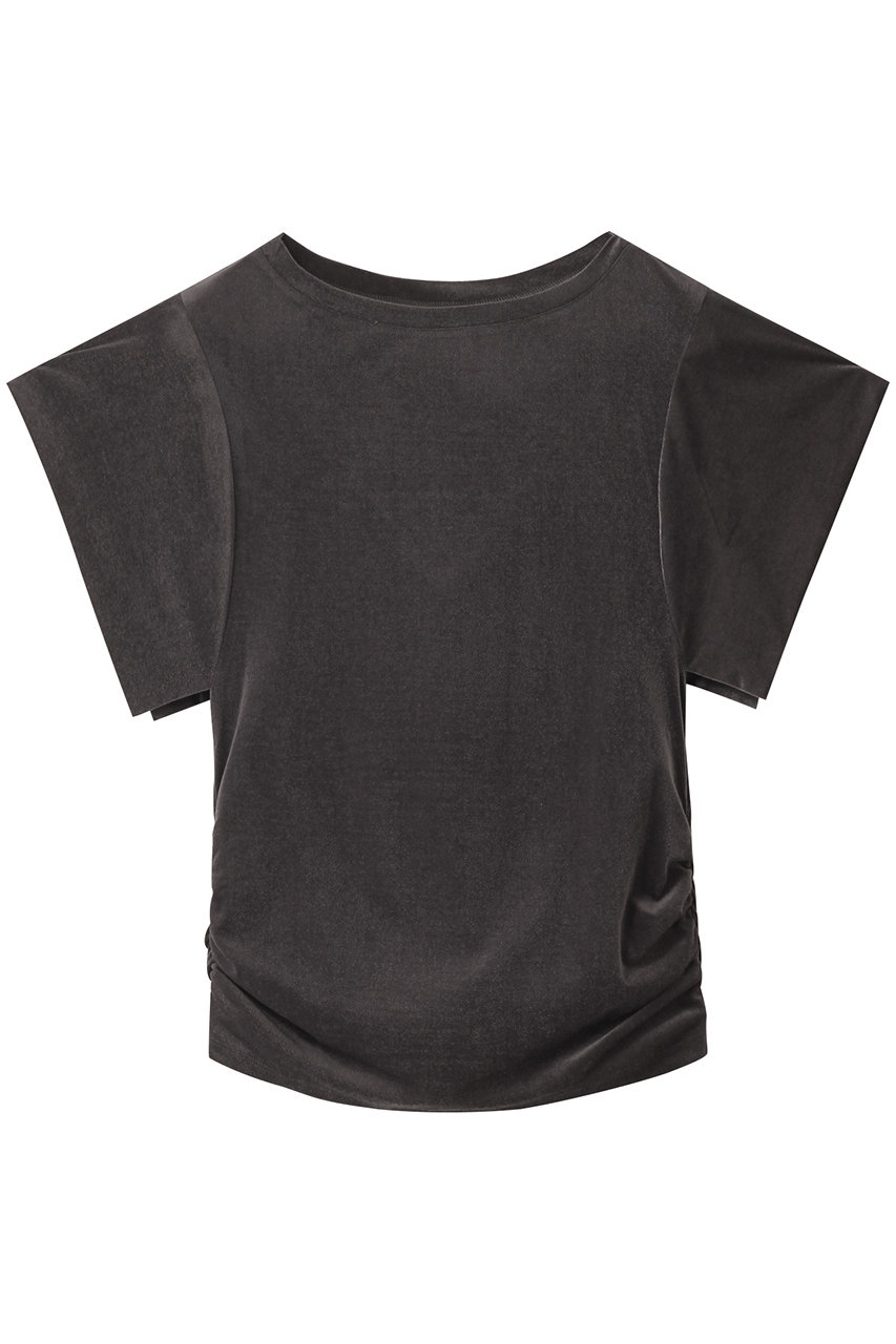 アルアバイル/allurevilleのベロアTOPS(チャコールグレー/20252015030-94-020)