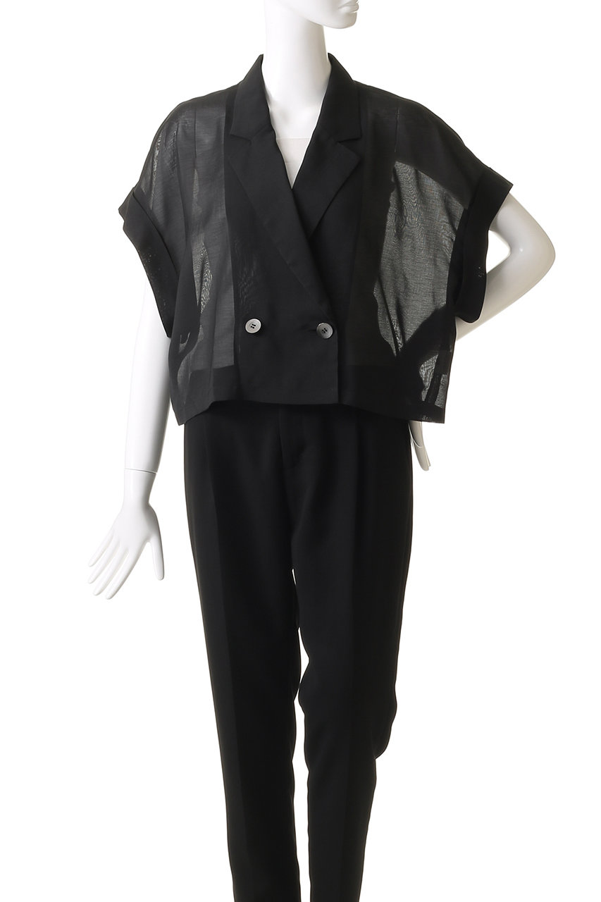 美品✨アルアバイル 2024年 ギャバショートジャケット allureville(アルアバイル)｜リオペルダブルブレストジャケット