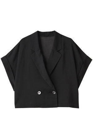 allurevilleアルアバイル⭐️ リネンスラブジャケット　ブラック　送料込 セール】リネンツイルストレッチスリットスリーブジャケット