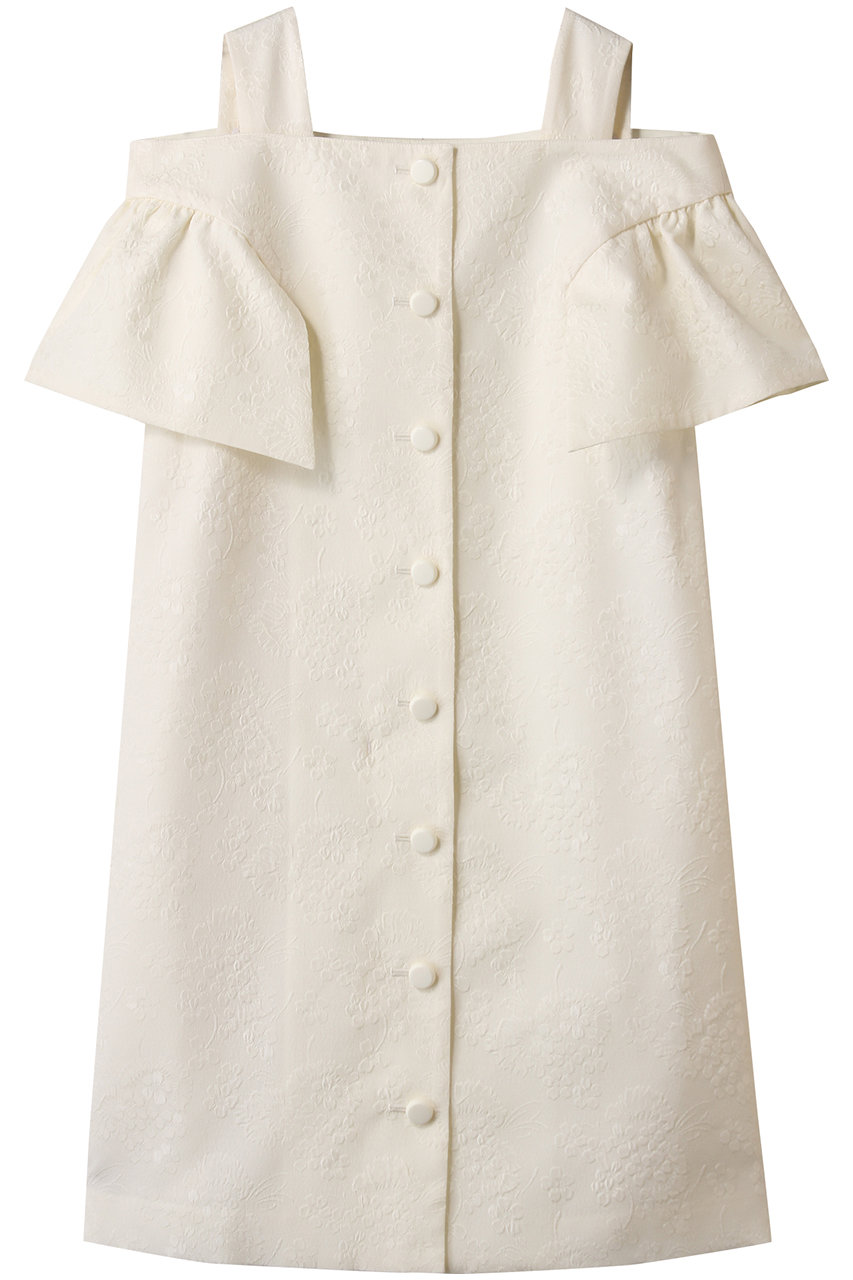 allureville 【Loulou Willoughby】フラワーJQミニワンピース (オフホワイト, 2) アルアバイル ELLE SHOP allureville 【Loulou Willoughby】フラワーJQミニワンピース (オフホワイト, 2) アルアバイル ELLE SHOP