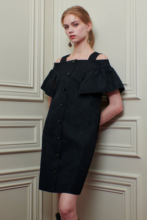 アルアバイル/allurevilleの【Loulou Willoughby】フラワーJQミニワンピース(110500/110501)