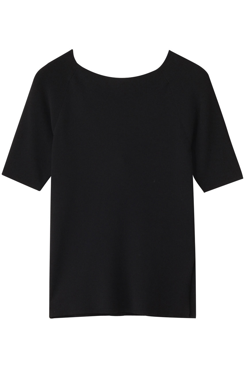 allureville 2WAY NC5分袖プルオーバー A (ブラック, 2) アルアバイル ELLE SHOP allureville 2WAY NC5分袖プルオーバー A (ブラック, 2) アルアバイル ELLE SHOP